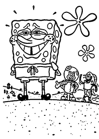 דף צביעה בוב ספוג - 56