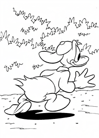דפי צביעה דונלד דאק - דף מספר 37